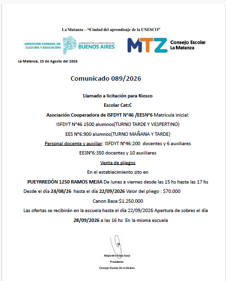 Descargar pliego